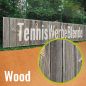 Preview: Tennisblende Holz-Design Preview: Tennisblende Holz-Design